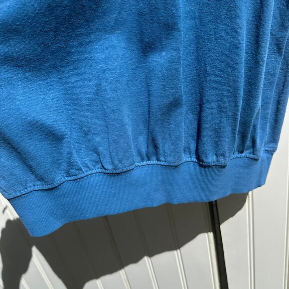 Jungmaven Short Sleeve Raglan Tee T-Shirt Top Small Galaxy Blue 55% Hemp EUC - Picture 5 of 12